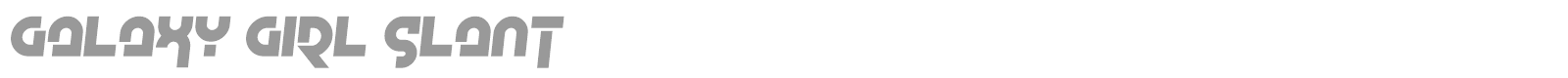 Galaxy Girl font preview